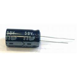 330uF filtračný kondenzátor * 50V * Radial