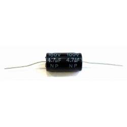 4,7uF Kondezátor axial * 100V 