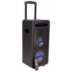 3-pásmový 8" prenosný bateriový systém Ibiza * 350W * CD/USB/MP3 * Bluetooth * vhodný aj pre mobilné aplikácie
