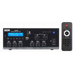 2-zónová rozhlasová ústredňa BSA pre 100V * 120W * USB/SD/MP3 prehrávač s Bluetooth * FM tuner