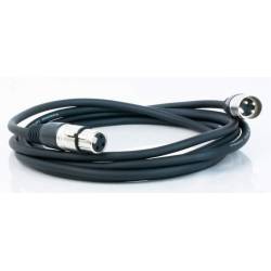 3m symetrický/ mikrofónový profi prepojovací kábel XLR(M)-XLR(F) ...