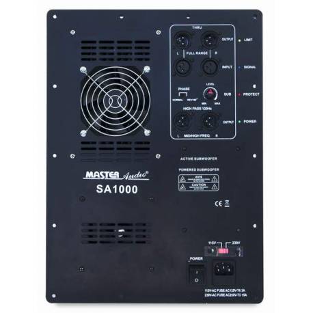Modul zosilňovača pre profi subwoofer Master audio * 750W/4ohm * 35-120Hz