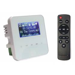 Stenový prehrávač so zosilňovačom BSA * 2x 30W * internetové rádio * microSD/MP3 * Bluetooth * LAN/Wifi * diaľkové ovlád