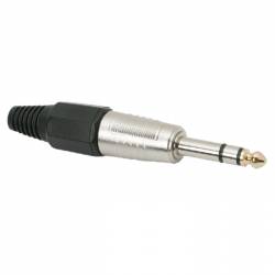 JACK zástrčka zosilnené prevedenie stereo • 6,3 mm