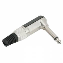 JACK zástrčka 90° zosilnené prevedenie mono • 6,3 mm