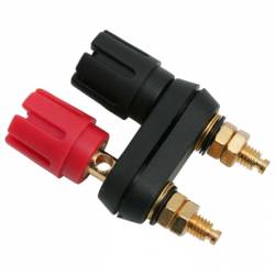 Banánikový terminál 2 zásuvky zabudovaná pozlátené kontakty