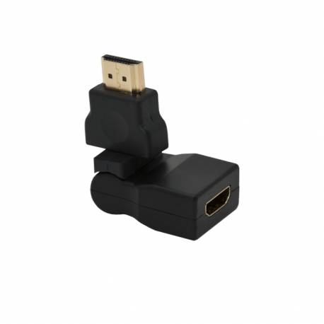 Redukcia HDMI HDMI zásuvka - HDMI zástrčka natáčacia a naklápacia
