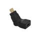 Redukcia HDMI HDMI zásuvka - HDMI zástrčka natáčacia a naklápacia