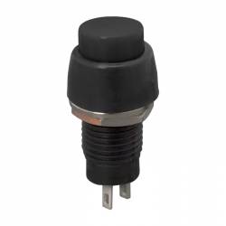 Tlačidlový prepínač 1 obvod 2 A - 250 V ON - OFF čierny