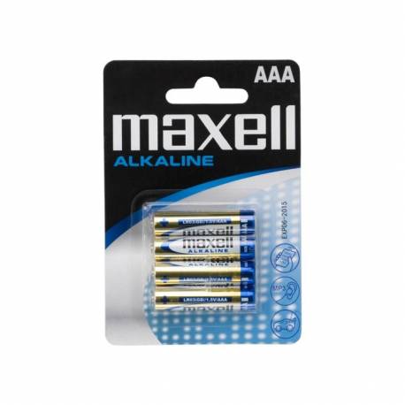 Mikro tužková batéria AAA • LR03 Alkaline • 1,5V 4 ks/blister
