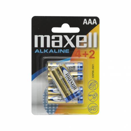 Mikro tužková batéria 1,5V • AAA • LR3 4+2 ks/blister