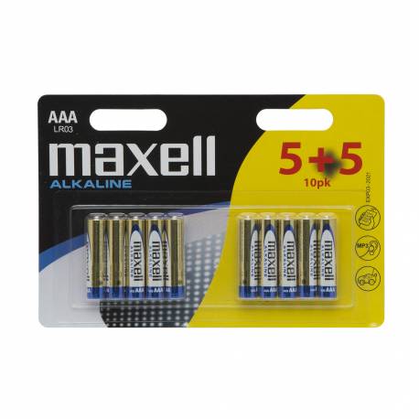 Mikro tužková batéria 1,5V • AAA • LR3 5+5 ks/blister
