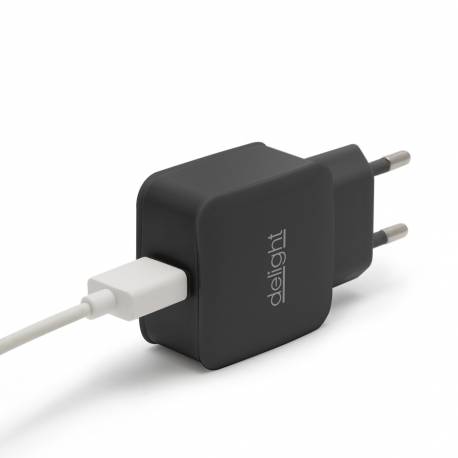 USB sieťový adaptér 1xUSB čierna