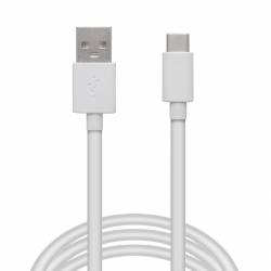 Dátový kábel USB Type - C - biely - 1 m