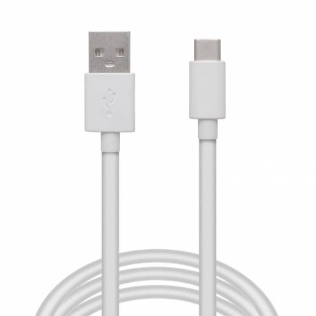 Dátový kábel USB Type - C - biely - 2 m