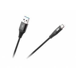 Kábel REBEL USB/USB-C čierny 2m