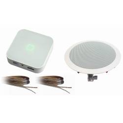 Set Wifi zosilňovača s USB/microSD/MP3 WA220 a 6,5" stereo stropného reproduktora SCS650ST * 2x 15W