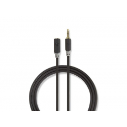 Kábel NEDIS JACK 3.5 konektor/JACK 3.5 zdierka 1m