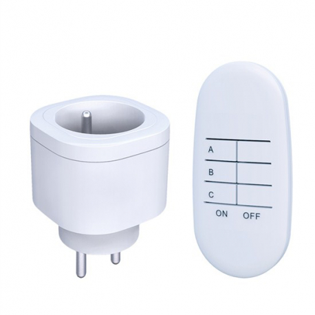 Zásuvky bezdrôtové SOLIGHT DY08 2+1