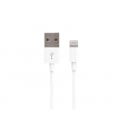 Kábel FOREVER USB/Lightning 1m biely