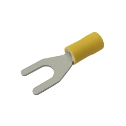 Vidlička 6.5mm, vodič 4.0-6.0mm žltá