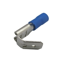 Zdierka faston rozvaděč 6.3mm, vodič 1.5-2.5mm modrý