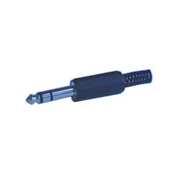 Konektor Jack 6.3 stereo plast