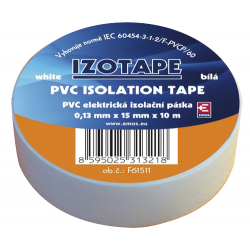  Páska izolačná PVC 15/10m biela EMOS