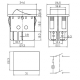 Prepínač kolískový 2pol./4pin (ON)-OFF 250V/15A