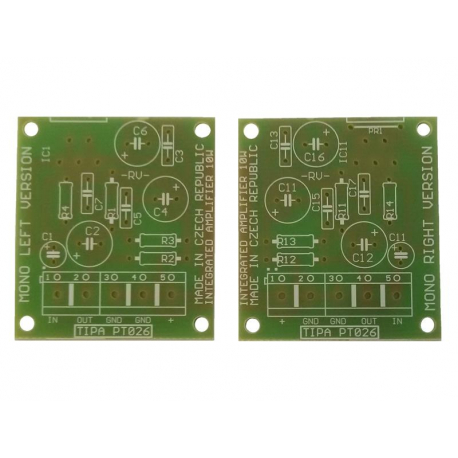 Plošný spoj TIPA PT026S Integrovaný zosilňovač 2x10W