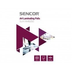 Fólie laminovacie SENCOR SLA FA4B250 A4 250mic 100ks
