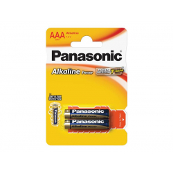 Batéria AAA (R03) alkalická PANASONIC Alkaline Power 2BP