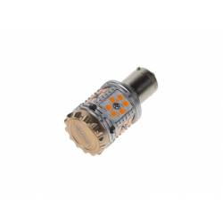 LED autožiarovka BA15s oranžová, CAN-BUS, 12-24V, 30LED / 3030SMD