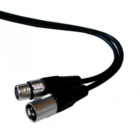 1,5m symetrický/ mikrofónový profi prepojovací kábel XLR(M)-XLR(F) ...