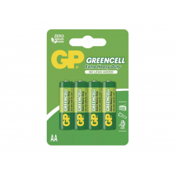 Batérie AA (R6) Zn-Cl GP Greencell 4ks