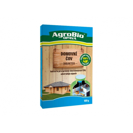 Prípravok k rozkladu organických nečistôt v domových odpadoch AgroBio Inbakter ČOV 100g