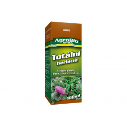 Prípravok na ničenie jednoročných a viacročných burín AgroBio Totálny herbicíd 100 ml