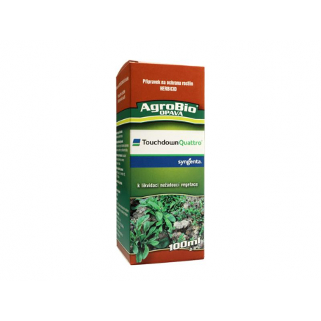 Prípravok proti jednoročným a viacročným burinám AgroBio Touchdown Quattro 100 ml