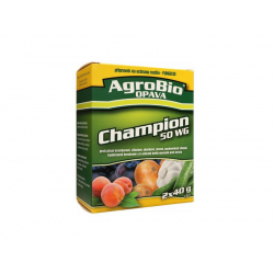 Prípravok proti hubovým a bakteriálnym chorobám AgroBio Champion 50 WG 2x40g