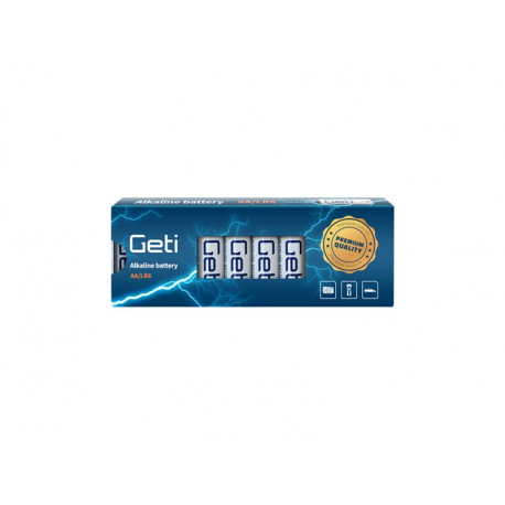 Batérie AA (LR6) alkalická Geti 1,5V (10 kusov)