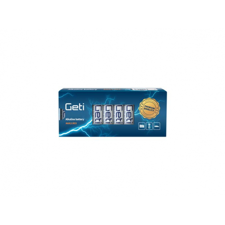 Batérie AAA (LR03) alkalická Geti 1,5V (10 kusov)