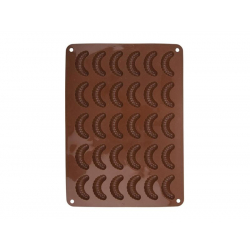 Forma na pečenie ORION Rožtek 30 silikón hnedá