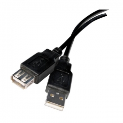 Kábel USB 2.0 A konektor - A zdierka 2m