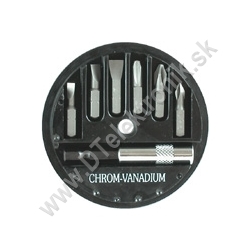 6+1 dielna sada hlavíc ku skrutkovačom