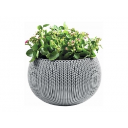 Kvetináč závesný KETER Cozy M Cloudy Grey