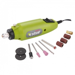 Mini vŕtačka/brúska s adaptérom 230V/12V EXTOL CRAFT