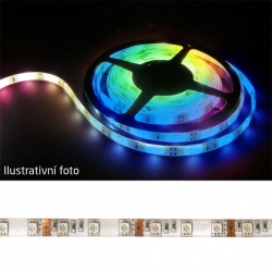 LED pásik 5050 60LED/m RGB IP54 12V (1ks=cievka 5m) zaliaty