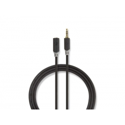Kábel NEDIS JACK 3.5 konektor/JACK 3.5 zdierka 2m