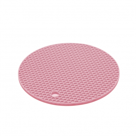 Silikónová podložka pod hrniec 18 cm - ružová