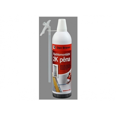 Pena DEN BRAVEN rýchlomontážna 2K 400ml